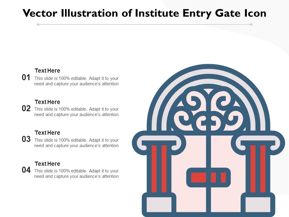 Vector_Illustration_Of_Institute_Entry_Gate_Icon_Ppt_PowerPoint_Presentation_Summary_Design_Inspiration_PDF_Slide_1.jpg
