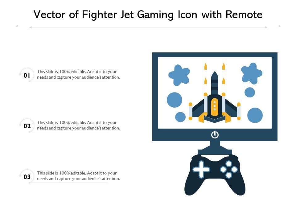 Vector_Of_Fighter_Jet_Gaming_Icon_With_Remote_Ppt_PowerPoint_Presentation_Gallery_Graphics_Tutorials_PDF_Slide_1.jpg