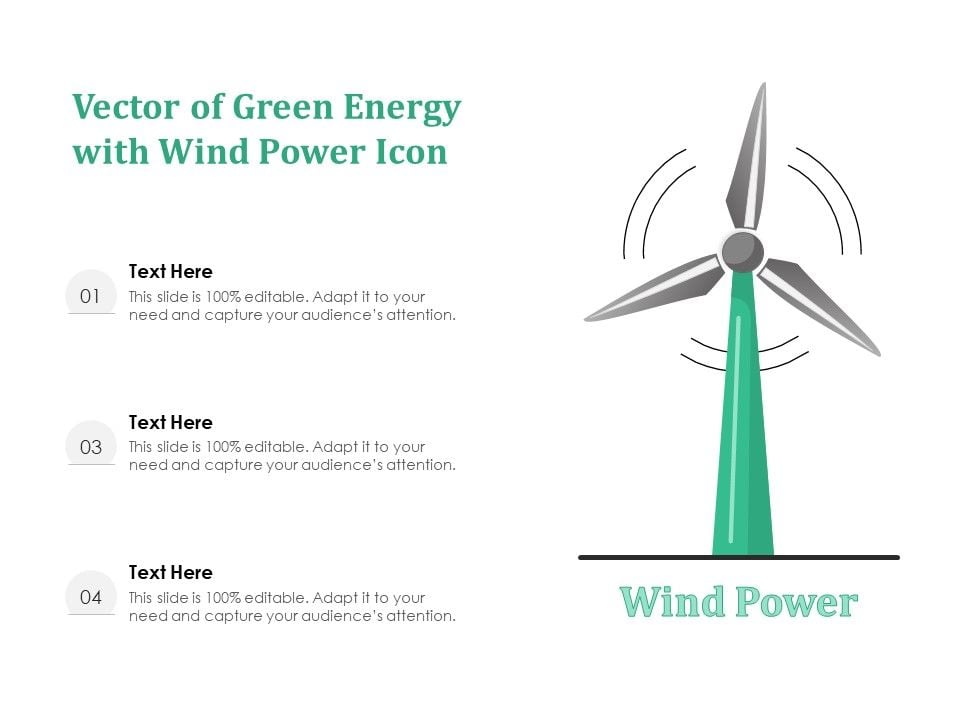 Vector_Of_Green_Energy_With_Wind_Power_Icon_Ppt_PowerPoint_Presentation_File_Images_PDF_Slide_1.jpg