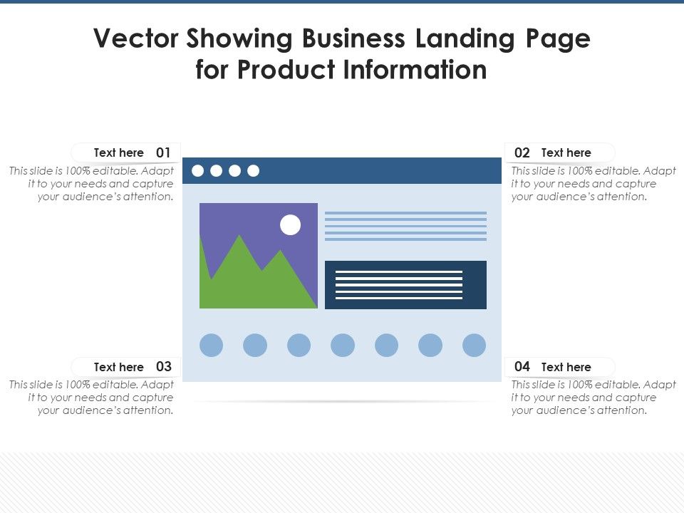 Vector_Showing_Business_Landing_Page_For_Product_Information_Ppt_PowerPoint_Presentation_Icon_Example_PDF_Slide_1.jpg