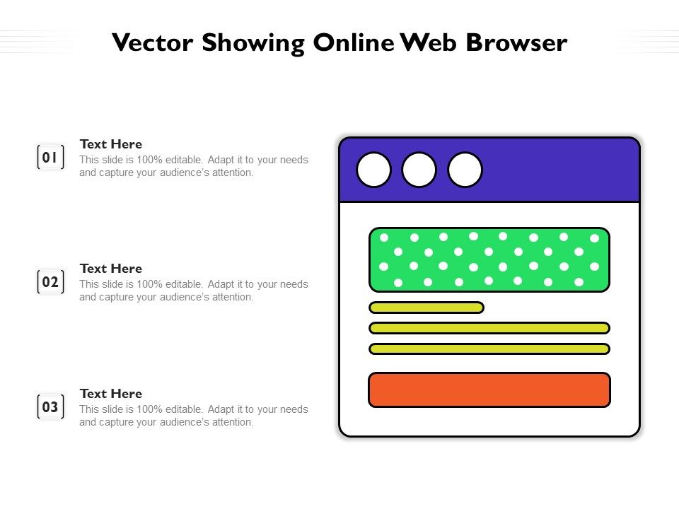 Vector Showing Online Web Browser Ppt PowerPoint Presentation Summary ...