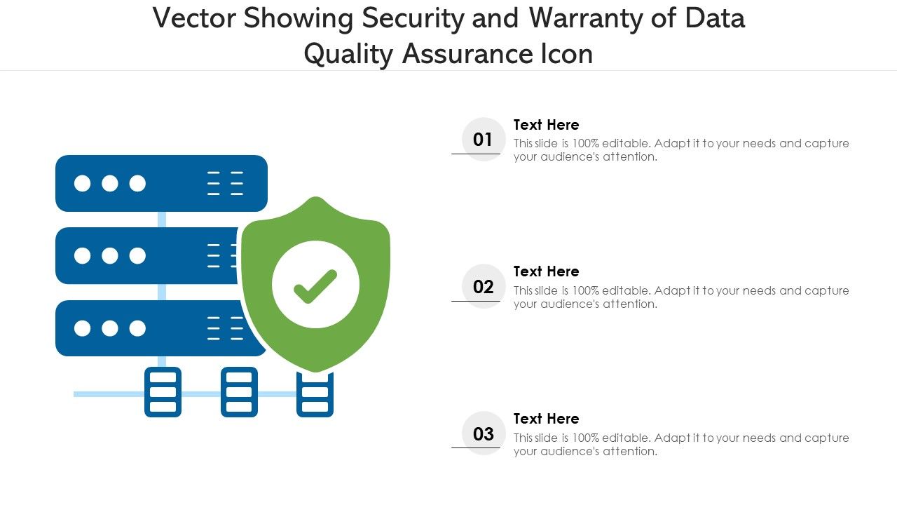 Vector_Showing_Security_And_Warranty_Of_Data_Quality_Assurance_Icon_Ppt_PowerPoint_Presentation_Gallery_Example_PDF_Slide_1.jpg