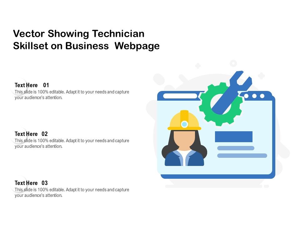 Vector_Showing_Technician_Skillset_On_Business_Webpage_Ppt_PowerPoint_Presentation_File_Files_PDF_Slide_1.jpg
