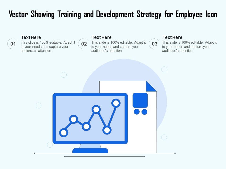 Vector_Showing_Training_And_Development_Strategy_For_Employee_Icon_Ppt_PowerPoint_Presentation_Gallery_Example_Topics_PDF_Slide_1.jpg