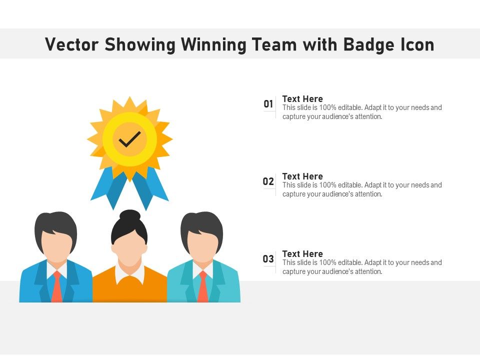 Vector_Showing_Winning_Team_With_Badge_Icon_Ppt_PowerPoint_Presentation_Gallery_Images_PDF_Slide_1.jpg