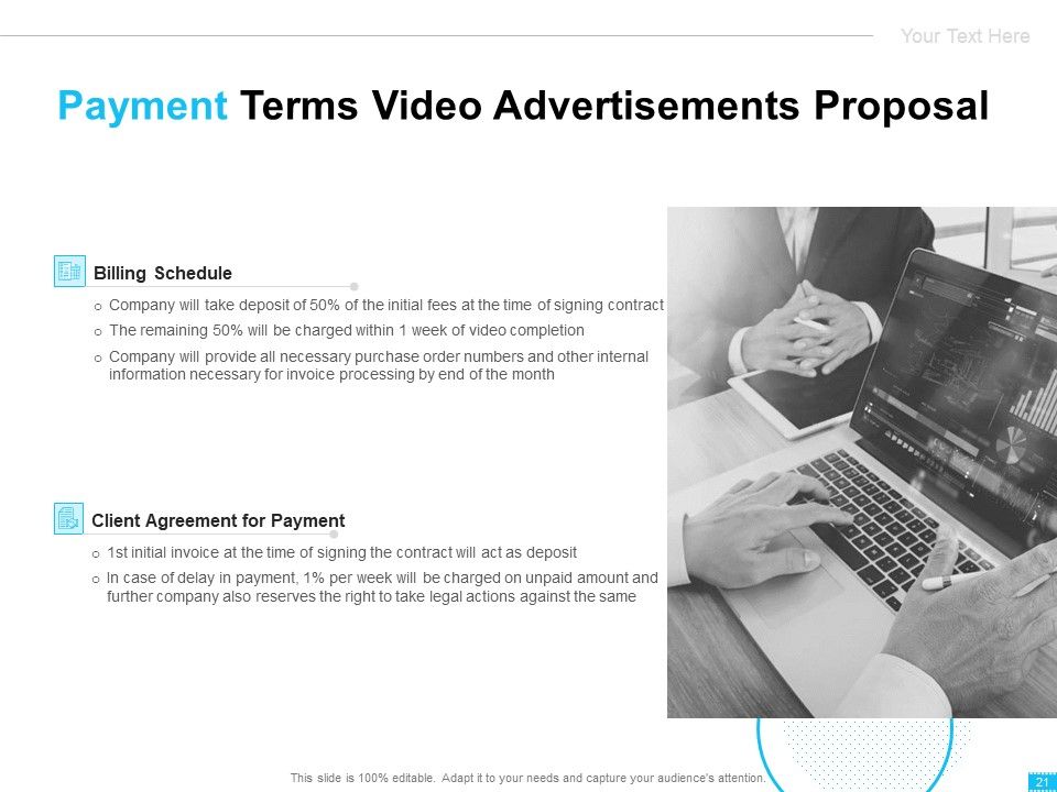 Video Ads Proposal Ppt PowerPoint Presentation Complete Deck With Slides Slide21
