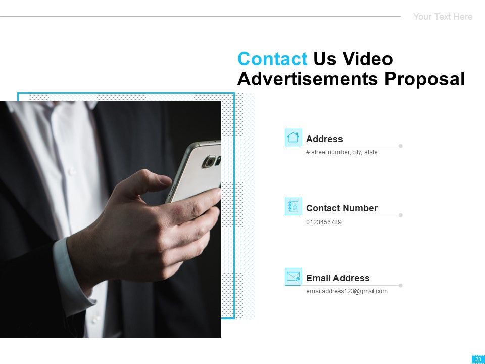 Video Ads Proposal Ppt PowerPoint Presentation Complete Deck With Slides Slide23