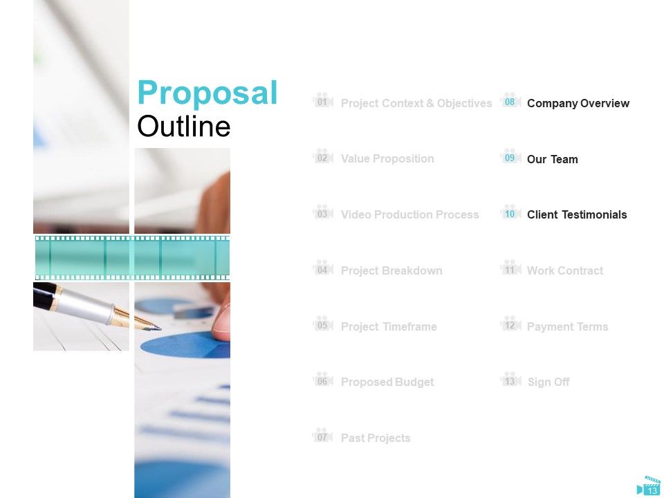 Video Development And Administration Proposal Ppt PowerPoint Presentation Complete Deck With Slides Slide13