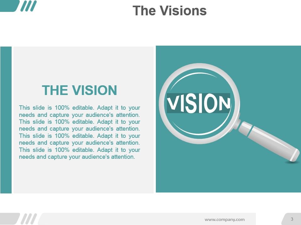 Vision And Mission Statements Ppt Examples Slides Slide03