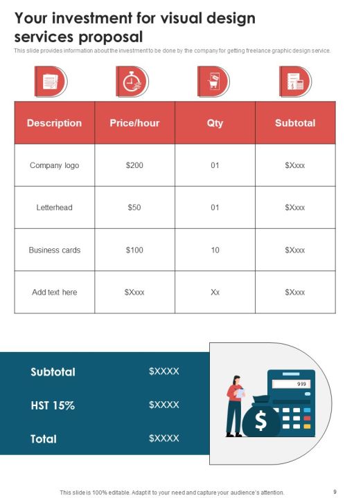Visual Design Services Proposal Example Document Report Doc Pdf Ppt Slide09