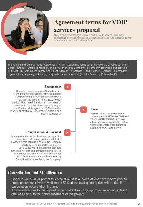 Voice Over Internet Protocol Request Proposal Example Document Report Doc Pdf Ppt Slide18