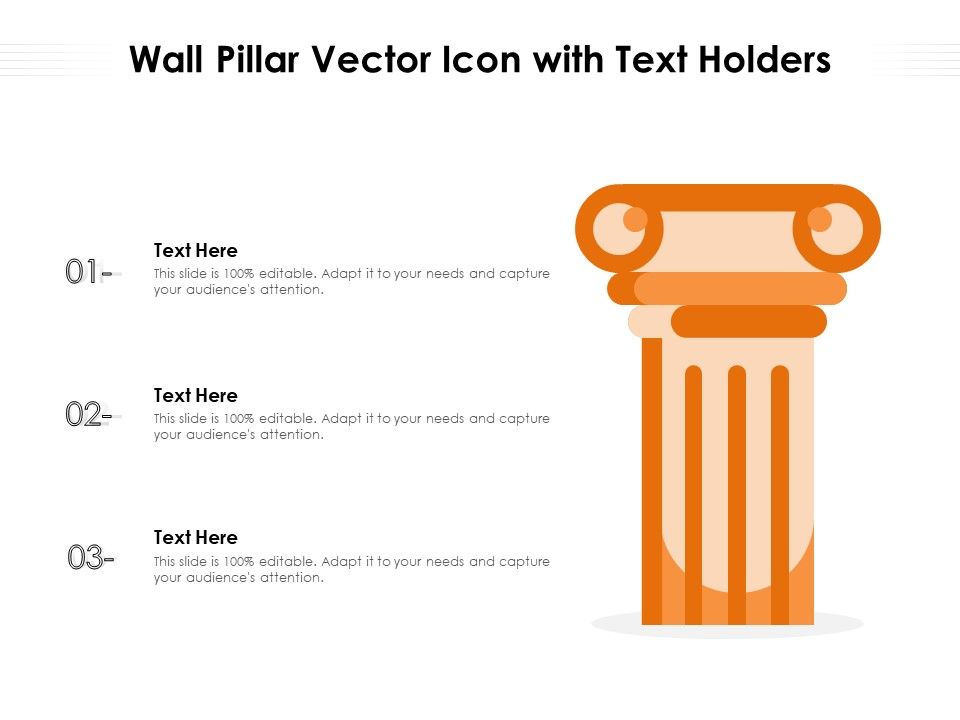 Wall_Pillar_Vector_Icon_With_Text_Holders_Ppt_PowerPoint_Presentation_File_Slide_Download_PDF_Slide_1.jpg