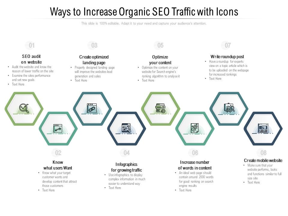 Ways_To_Increase_Organic_SEO_Traffic_With_Icons_Ppt_PowerPoint_Presentation_File_Background_Images_Slide_1.jpg