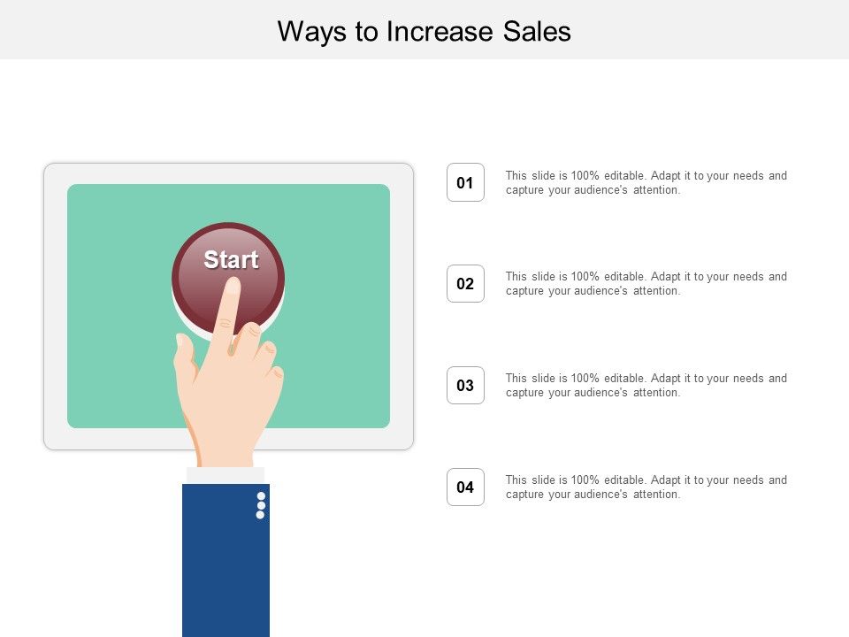 Ways To Increase Sales Ppt Powerpoint Presentation Portfolio Visuals Ways To Increase Sales Ppt Powerpoint Presentation Portfolio Visuals