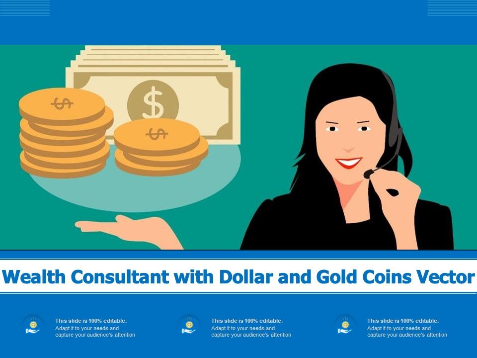 Wealth_Consultant_With_Dollar_And_Gold_Coins_Vector_Ppt_PowerPoint_Presentation_Icon_Example_File_PDF_Slide_1.jpg