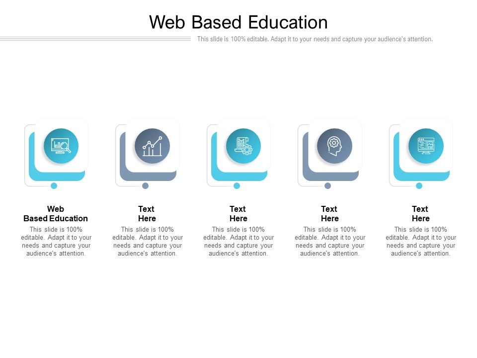 Web Based Education Ppt PowerPoint Presentation Show Example Cpb Pdf