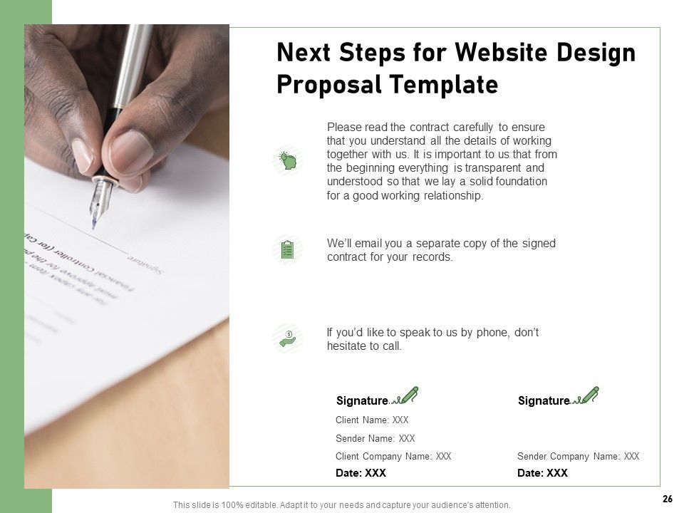 Web Designing Project Proposal Ppt PowerPoint Presentation Complete Deck With Slides Slide26