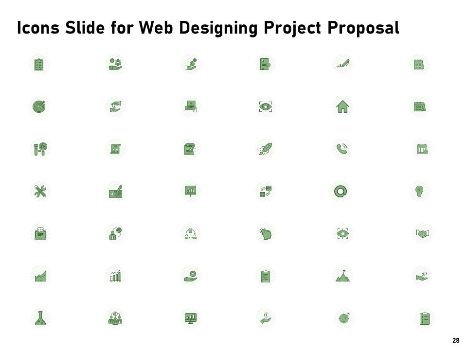 Web Designing Project Proposal Ppt PowerPoint Presentation Complete Deck With Slides Slide28