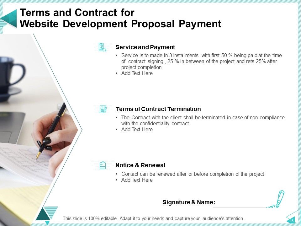 Web Development IT And Design Proposal Templates Ppt PowerPoint Presentation Complete Deck With Slides Slide15