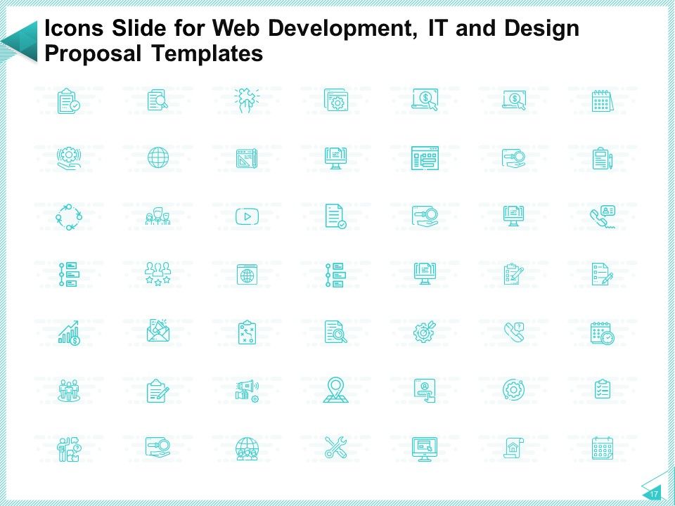 Web Development IT And Design Proposal Templates Ppt PowerPoint Presentation Complete Deck With Slides Slide17