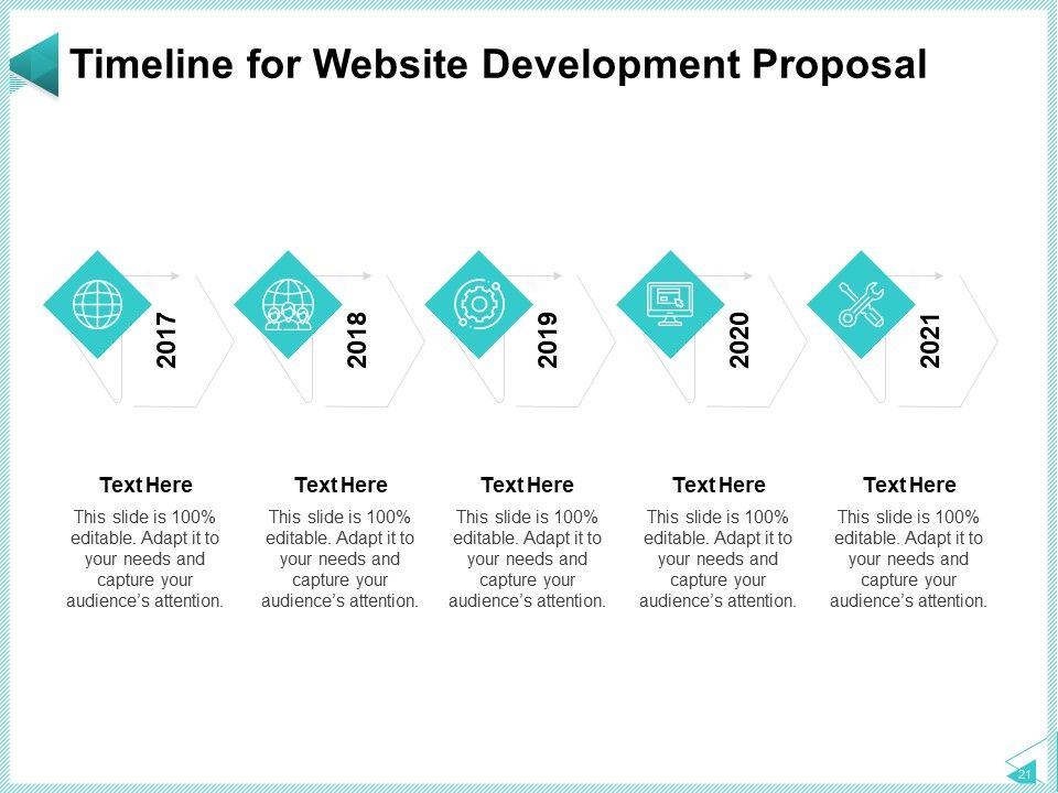 Web Development IT And Design Proposal Templates Ppt PowerPoint Presentation Complete Deck With Slides Slide21