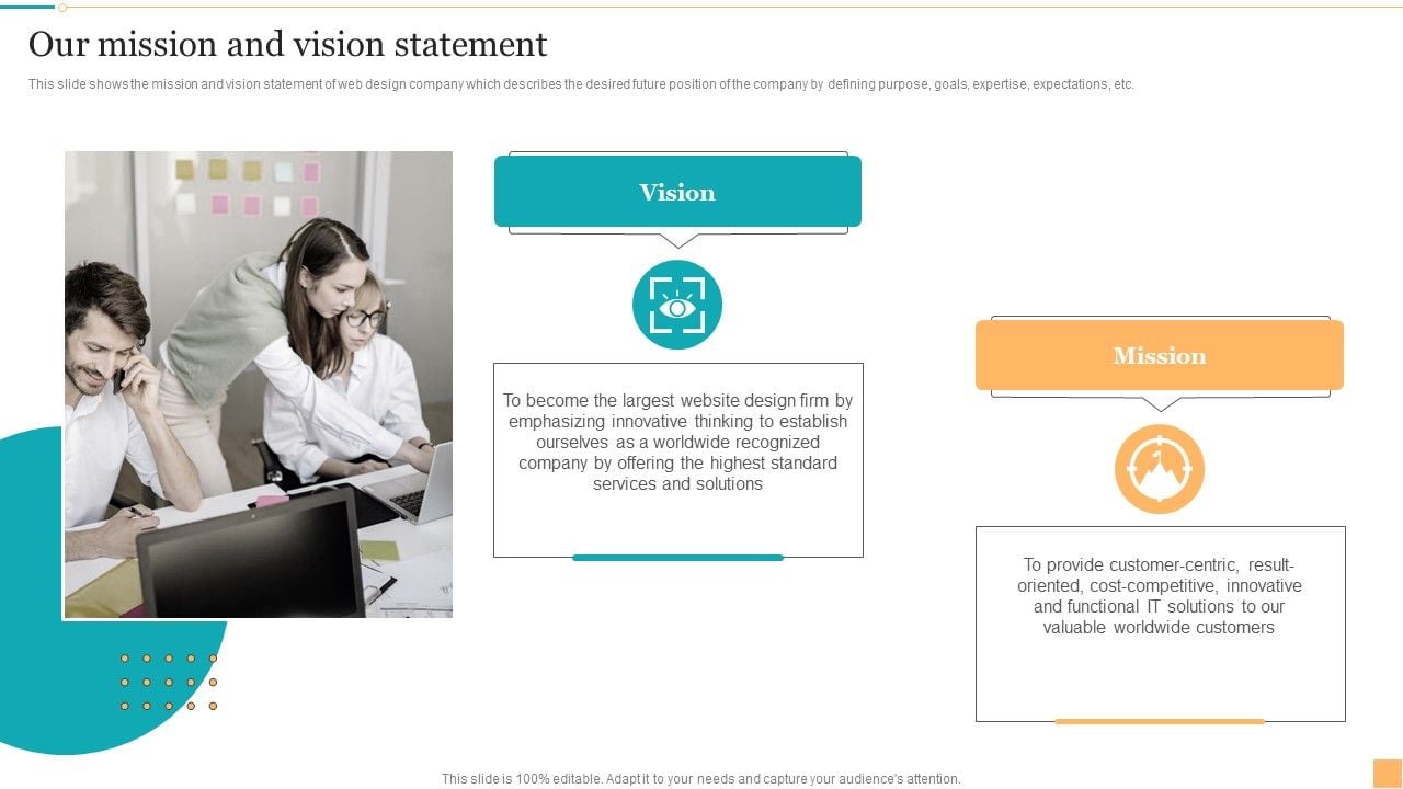 Website Design And Branding Studio Company Profile Our Mission And ...