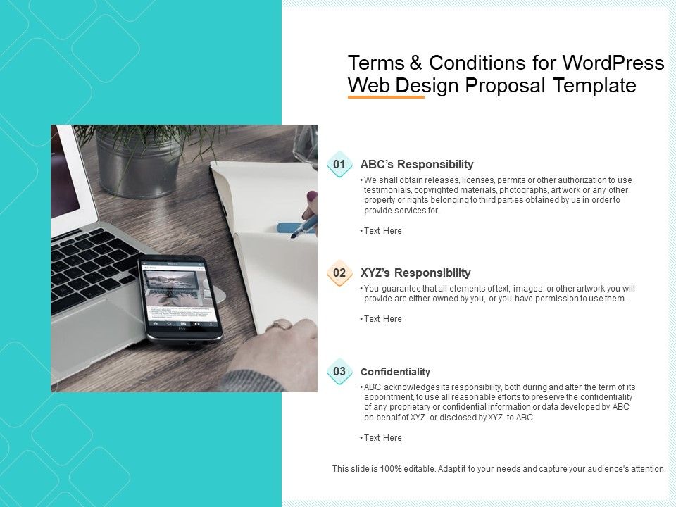 Website Revamp Quotation Terms And Conditions For Wordpress Web 