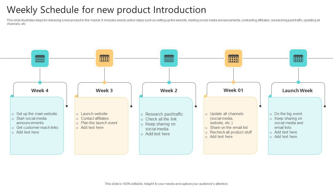Weekly_Schedule_For_New_Product_Introduction_Icons_PDF_Slide_1.jpg