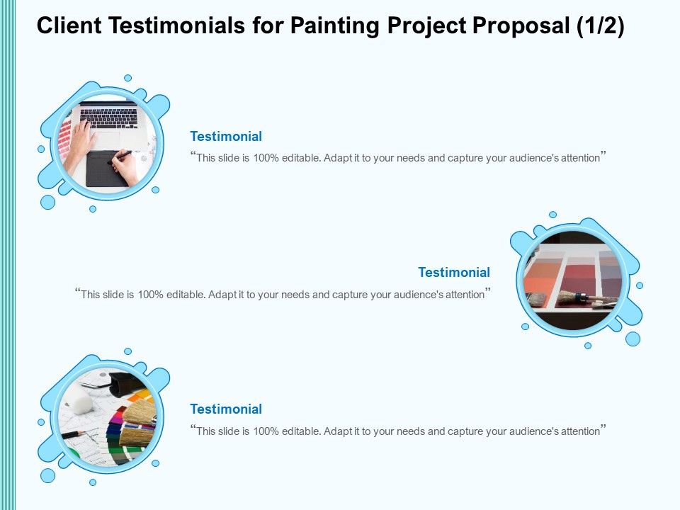 Whitewash Service Client Testimonials For Painting Project Proposal