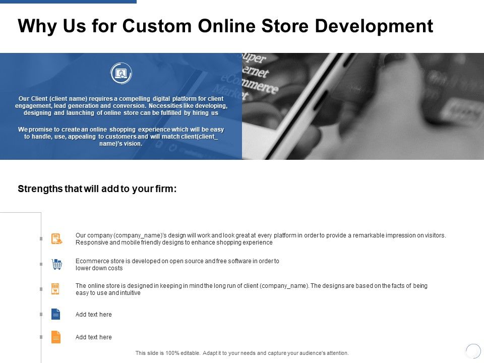 Why_Us_For_Custom_Online_Store_Development_Strengths_Ppt_PowerPoint_Presentation_Icon_Graphics_Template_Slide_1.jpg