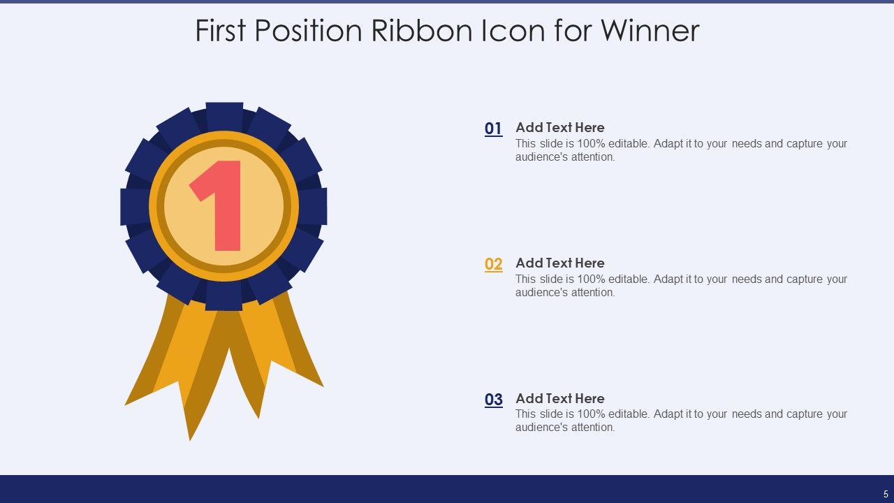 Winner Icon Ppt PowerPoint Presentation Complete Deck With Slides Slide05