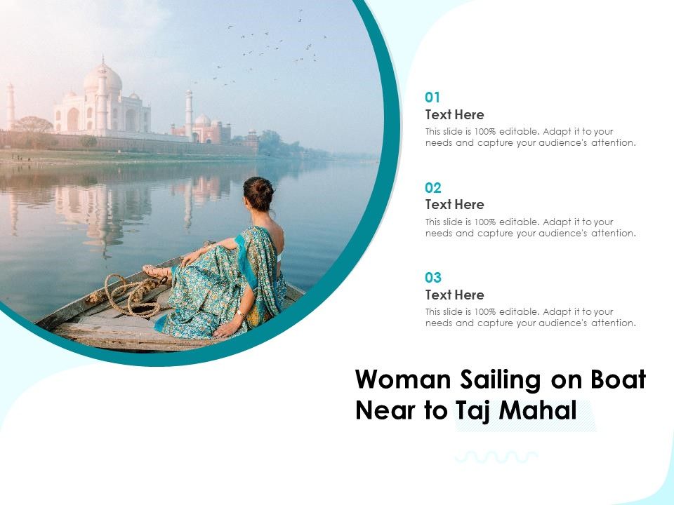Woman_Sailing_On_Boat_Near_To_Taj_Mahal_Ppt_PowerPoint_Presentation_Icon_Ideas_PDF_Slide_1.jpg
