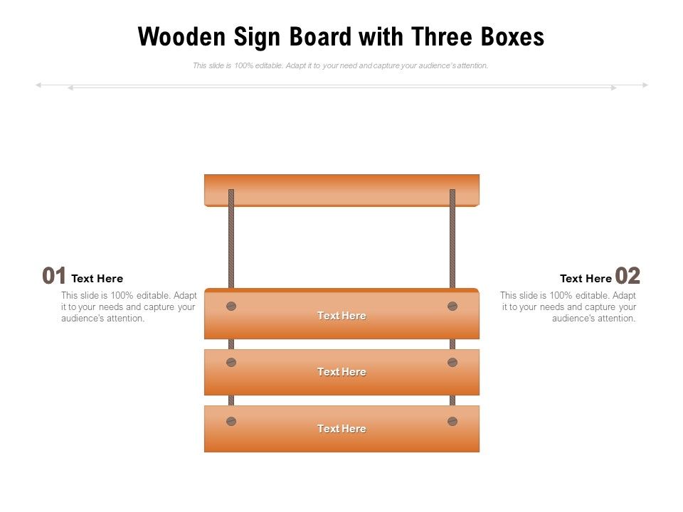 Wooden_Sign_Board_With_Three_Boxes_Ppt_PowerPoint_Presentation_Icon_Model_PDF_Slide_1.jpg