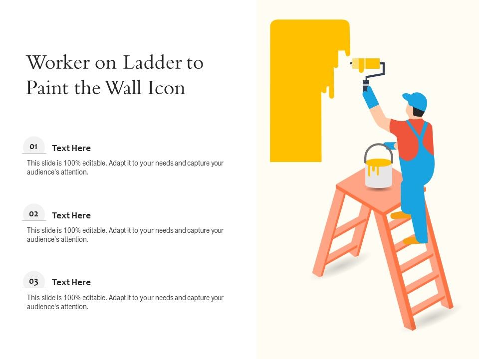Worker_On_Ladder_To_Paint_The_Wall_Icon_Ppt_PowerPoint_Presentation_Icon_Background_Images_PDF_Slide_1.jpg