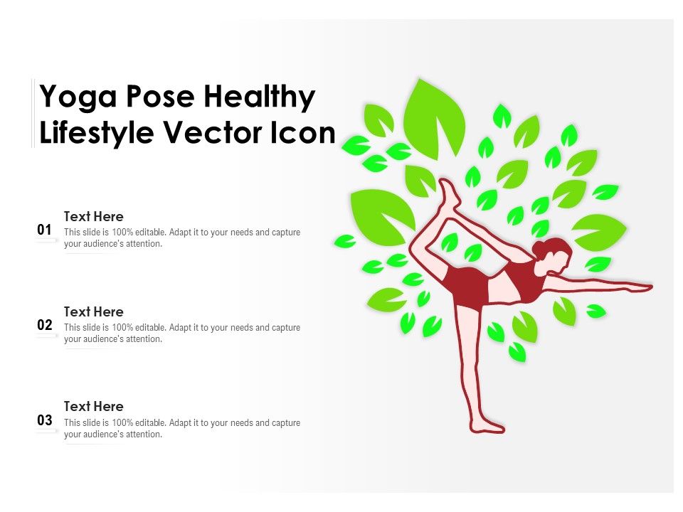 Yoga Pose Healthy Lifestyle Vector Icon Ppt PowerPoint Presentation Ideas  Graphics Template PDF