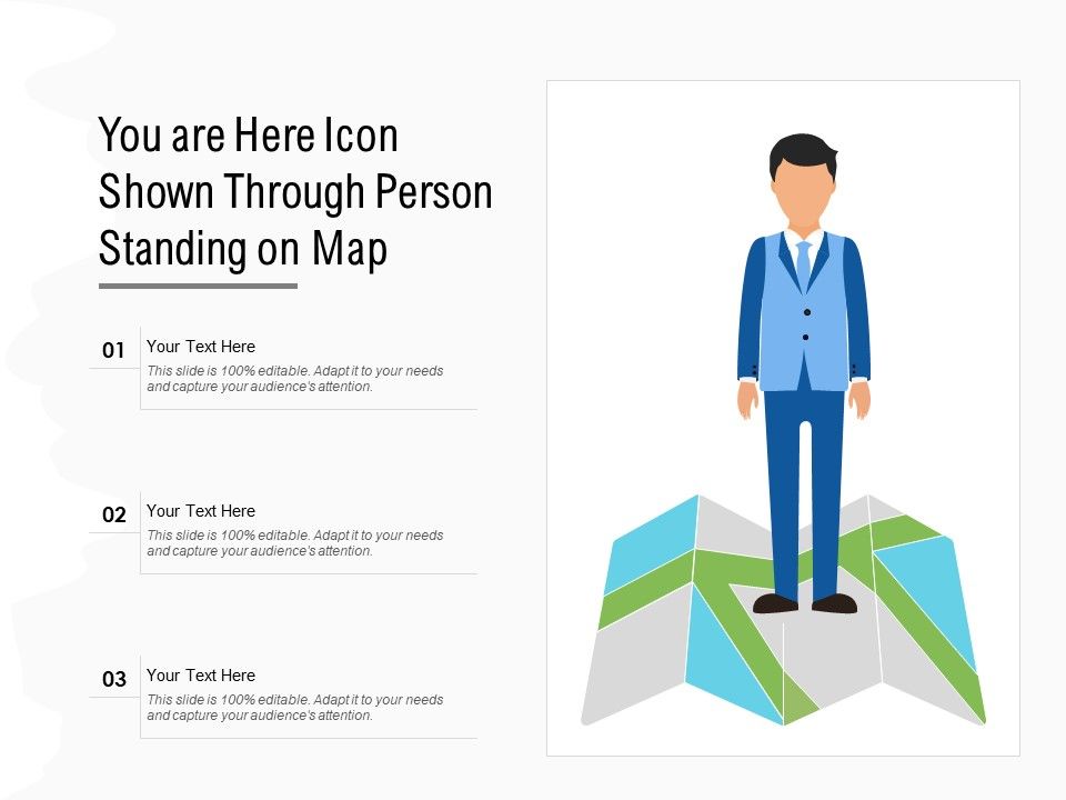 You_Are_Here_Icon_Shown_Through_Person_Standing_On_Map_Ppt_PowerPoint_Presentation_Ideas_Guide_Slide_1.jpg