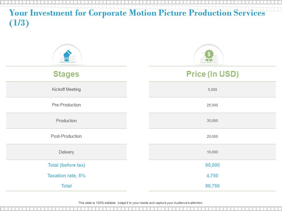 Your_Investment_For_Corporate_Motion_Picture_Production_Services_Price_Ppt_PowerPoint_Presentation_Icon_Examples_Slide_1.jpg