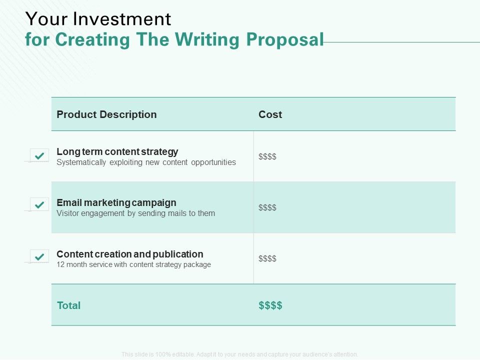 Your_Investment_For_Creating_The_Writing_Proposal_Ppt_Icon_Graphics_Pictures_PDF_Slide_1.jpg