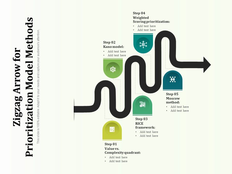 Zigzag_Arrow_For_Prioritization_Model_Methods_Ppt_PowerPoint_Presentation_File_Show_PDF_Slide_1.jpg