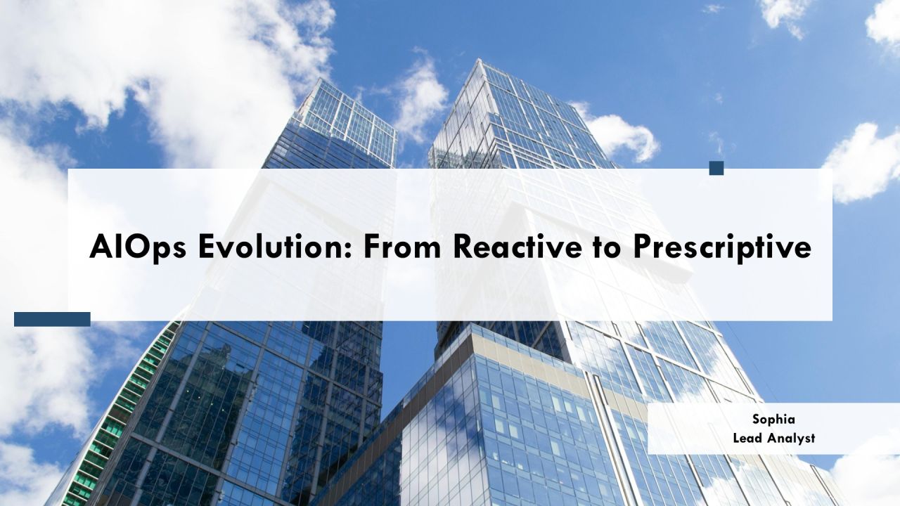 Aiops Evolution From Reactive To Prescriptive PPT Graphics AT