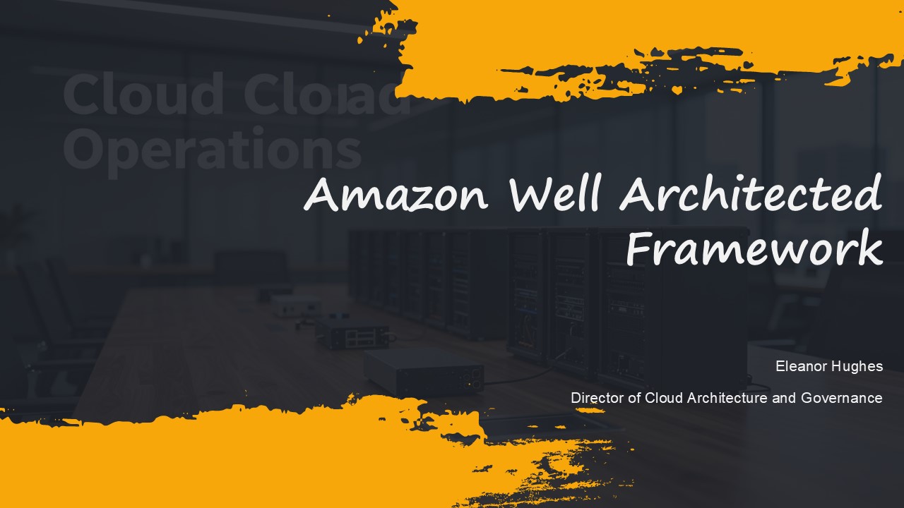 Amazon Well Architected Framework PPT Graphics VM