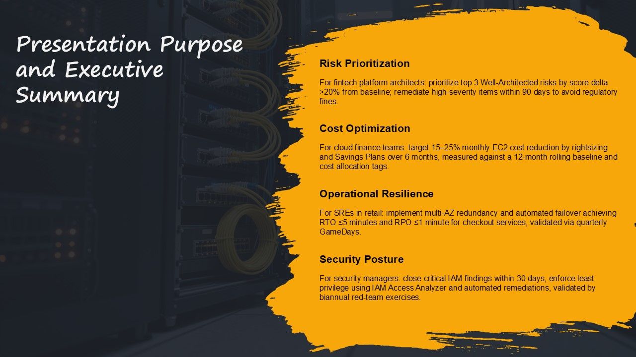 Amazon Well Architected Framework PPT Graphics VM Slide03