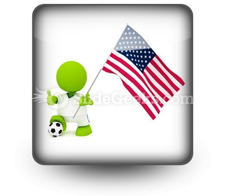 American Soccer PowerPoint Icon S Slide01