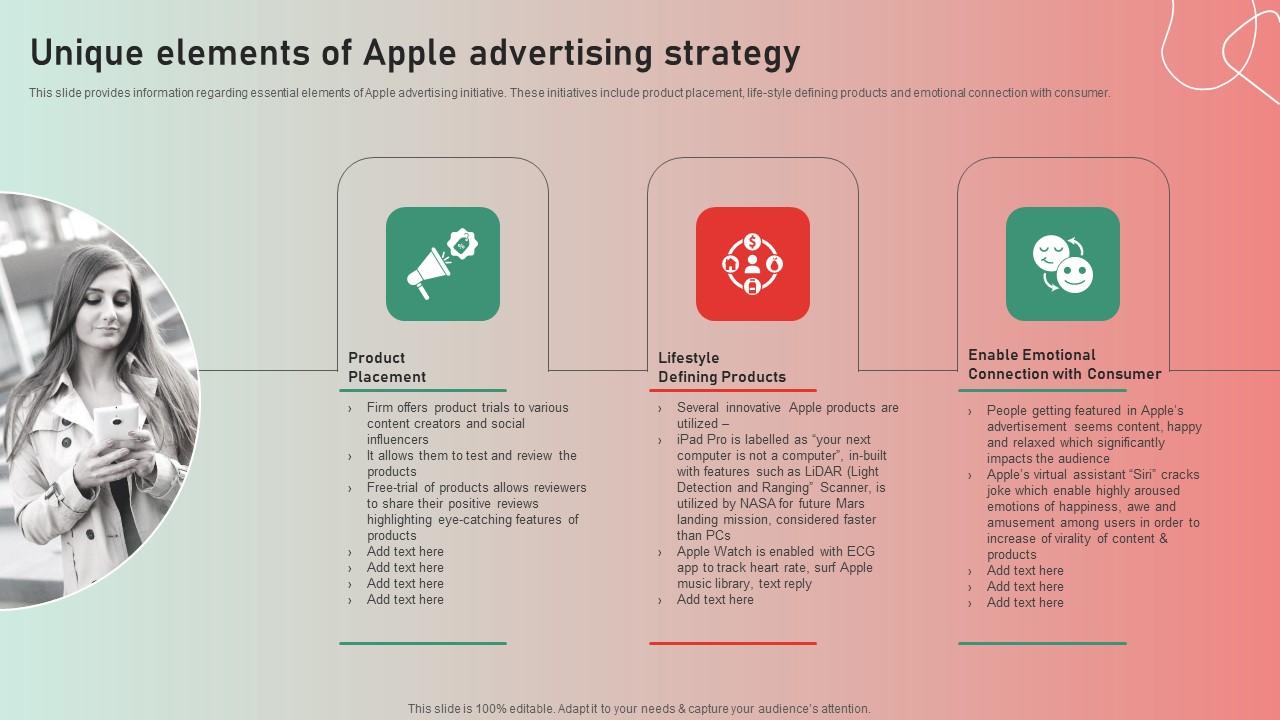 Apple Brand Story Journey Of Iconic Enterprise Unique Elements Apple Advertising Rules Pdf