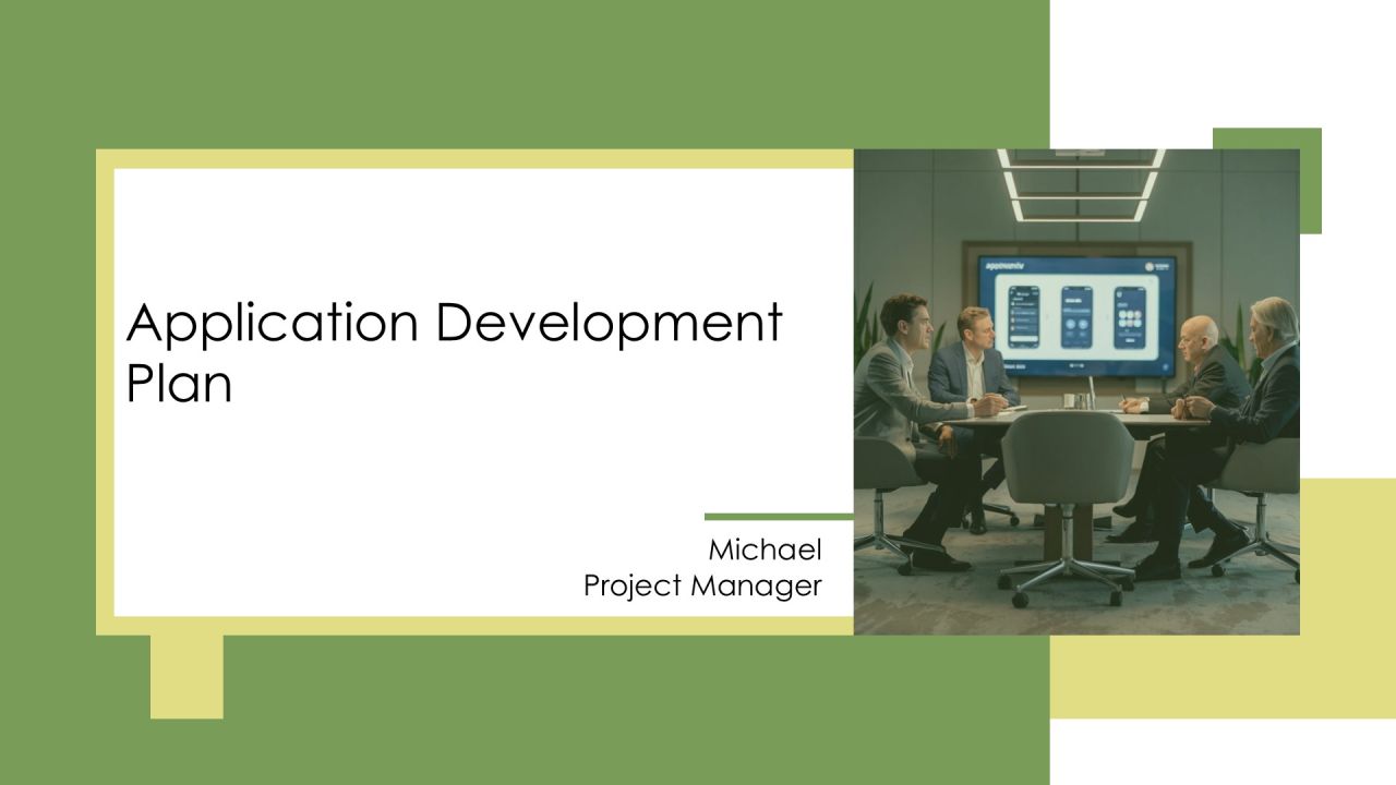 Application Development Plan PPT Template AT