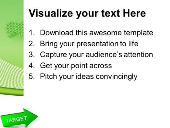 Arrow With Target Global Business PowerPoint Templates And PowerPoint Themes 1112 Slide03