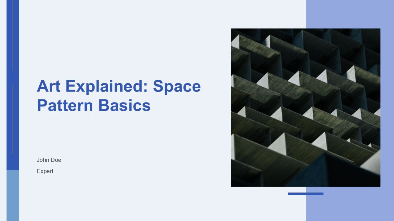 Art Explained Space Pattern Basics PPT Demonstration AT
