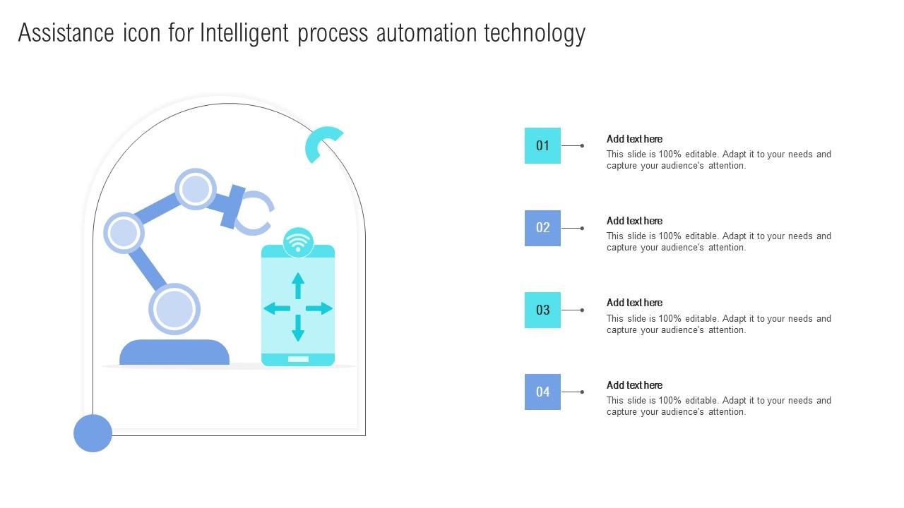 Assistance Icon For Intelligent Process Automation Technology Professional Pdf