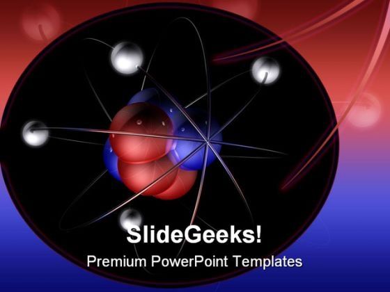 Atom Science Powerpoint Template 0610 Atom Science Powerpoint Template 0610
