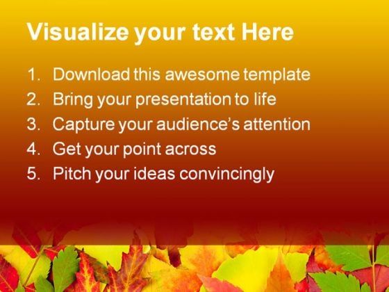 Autumn Frame Beauty Powerpoint Template 1010 Autumn Frame Beauty Powerpoint Template 1010